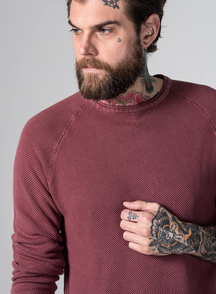 KEY LARGO Herren MST Thomas Pullover S Bordeaux Red (1303), S Bordeaux Red (1303)