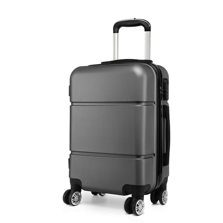 KONO Reisekoffer Handgepäck Koffer mit Rollen Hartschale Trolley 55x38x22cm 33 Liter Leichtgewicht A