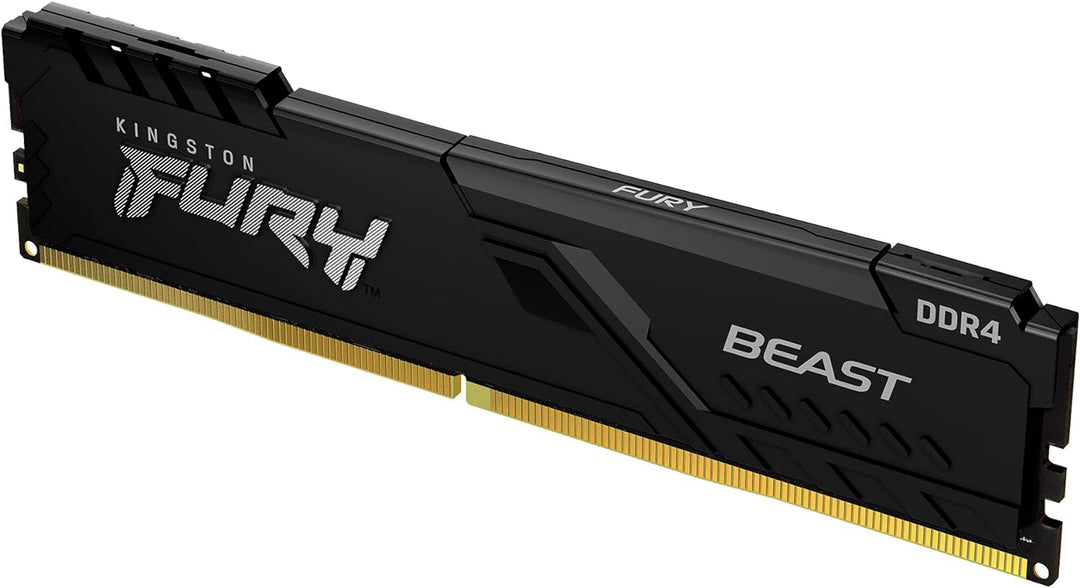 Kingston FURY Beast 32GB (4x8GB) 3200MHz DDR4 CL16 Desktop Speicher Kit mit 4 KF432C16BBK4/32 32GB K