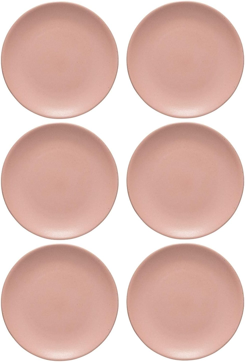 Costa Nova Frühstücksteller/Dessertteller Arenito Mauve Rose ø 22 cm - 6 Stück