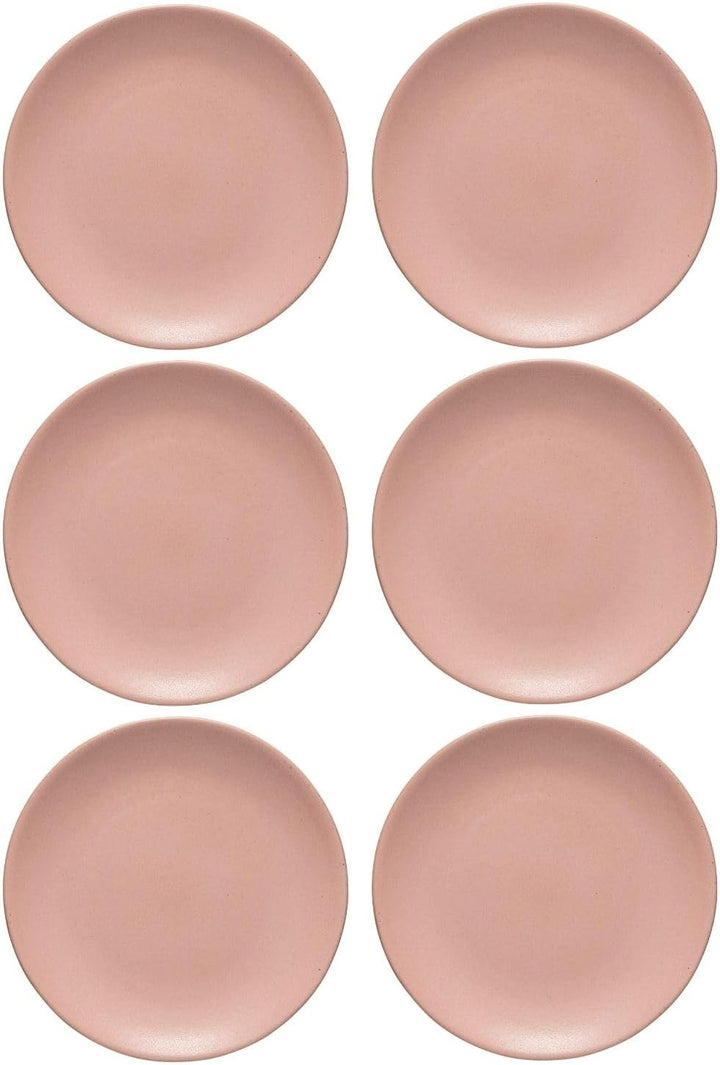Costa Nova Frühstücksteller/Dessertteller Arenito Mauve Rose ø 22 cm - 6 Stück