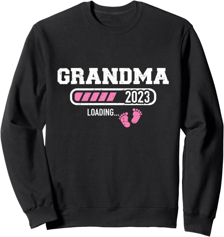 Oma 2023 Ladevorgang zur Schwangerschaft Ankündigung Sweatshirt