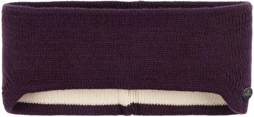 LIERYS Mono Classic Stirnband Damen/Herren (7,5 cm breit) - Made in Germany - Ohrenwärmer gefüttert