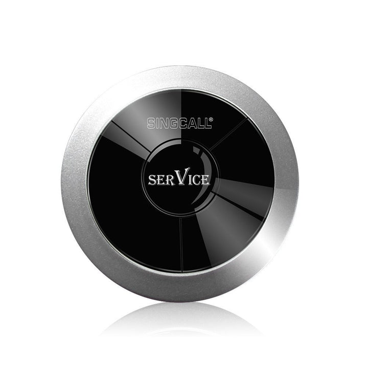SINGCALL Rufsystem von Küche, 360°Rund umwasserdicht,Piepser mit Einem Knopf (APE310), es könnte Nic