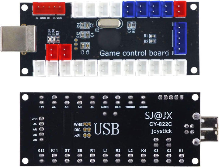 Arcade Game Controller USB Encoder Zero Delay 2 Player to Joystick Button for PC MAME Raspberry Pi R