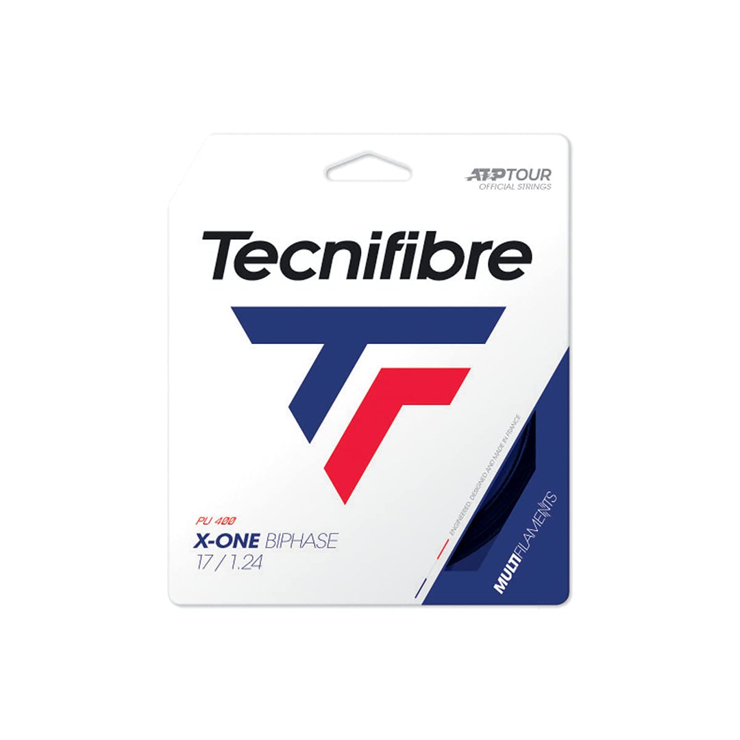 Tecnifibre X-One Biphase 12M Rot Tennis Saitenset Multifil Rot 1,24, 1,24