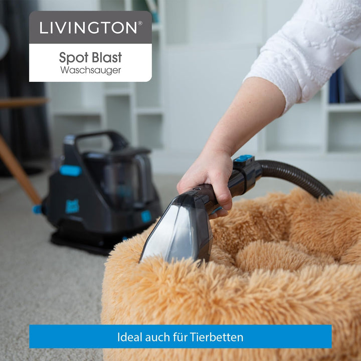 Livington SpotBlast - Waschsauger & Fleckenreiniger für Teppich, Sofa, Polster & Auto - leistungssta