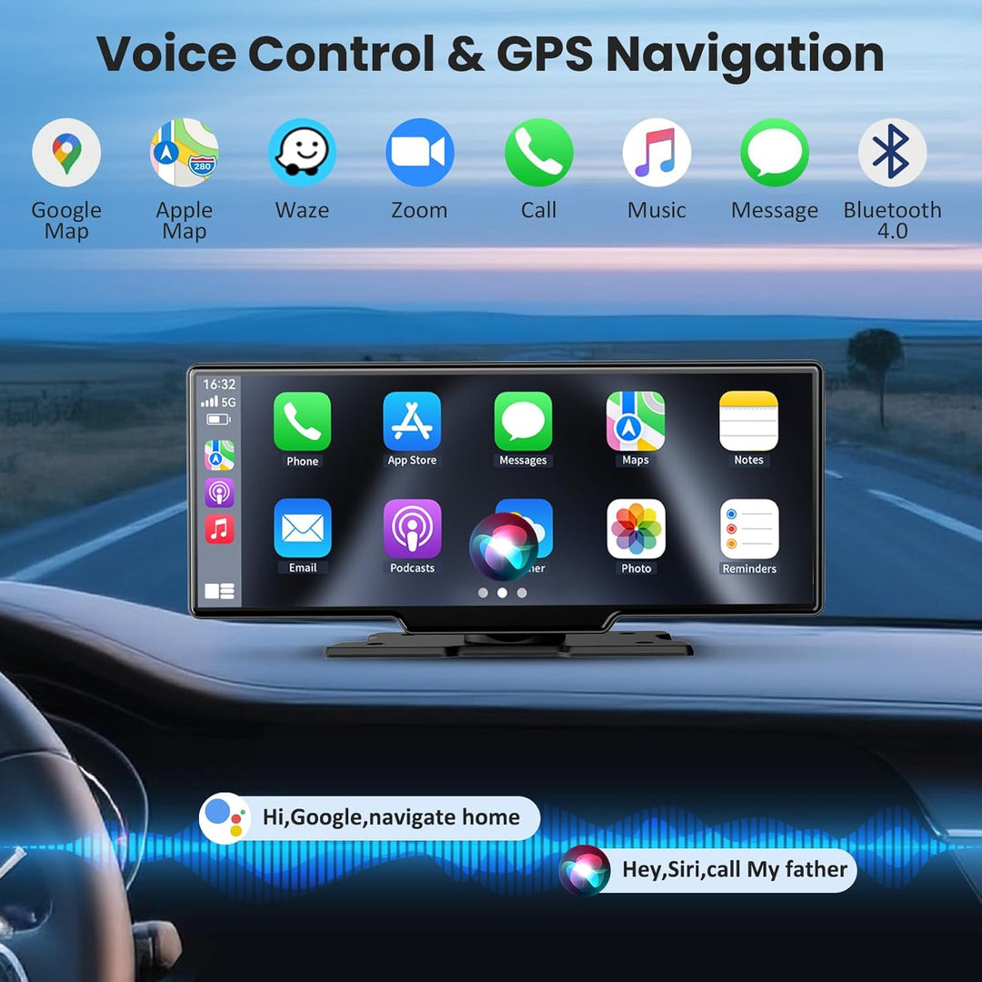 11 Zoll Carplay Display FüR Apple Car Play und Android Auto,Carplay Android Auto Display Bildschirm