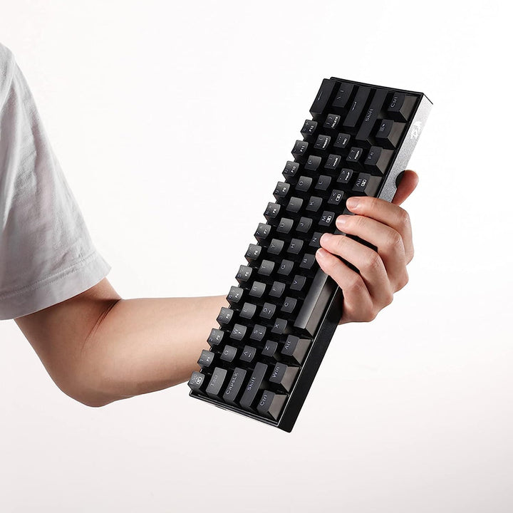 Redragon K630 Dragonborn 60% kabelgebundene RGB-Gaming-Tastatur, 61 Tasten Kompakte mechanische Tast