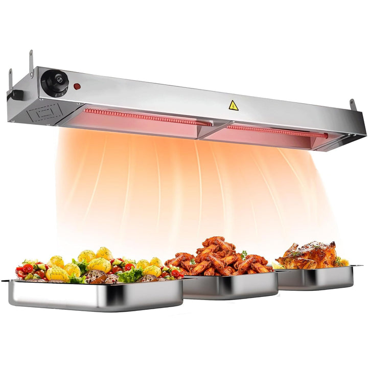 Wärmelampe Küche Gastro, Edelstahl Hängende Speisenwärmer Lampe, Kommerziell Lebensmittel Wärmelampe