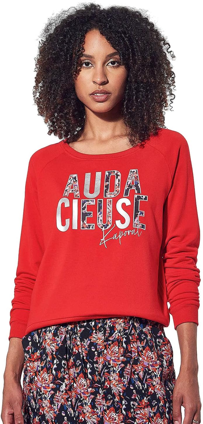Kaporal Damen-Sweatshirt, Rot