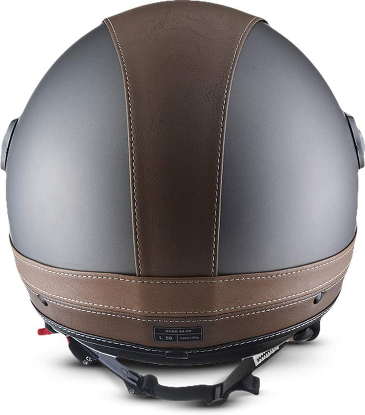 Soxon® SP-325 Urban „Titan“ · Jet-Helm · Motorrad-Helm Roller-Helm Scooter-Helm Moped Mofa-Helm Chop