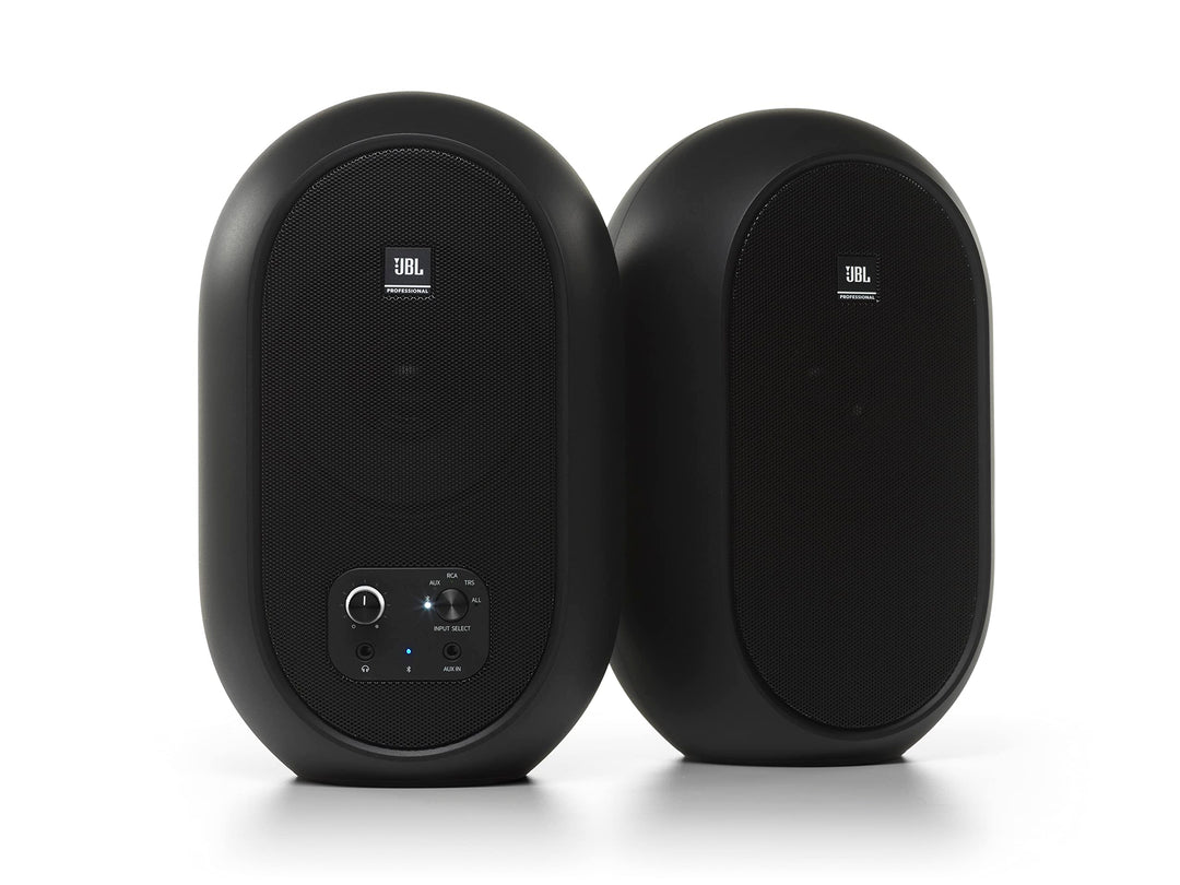 JBL 1 Serie 104 Kompakte, aktive Desktop-Referenzlautsprecher mit Bluetooth (paarweise verkauft) 1 S