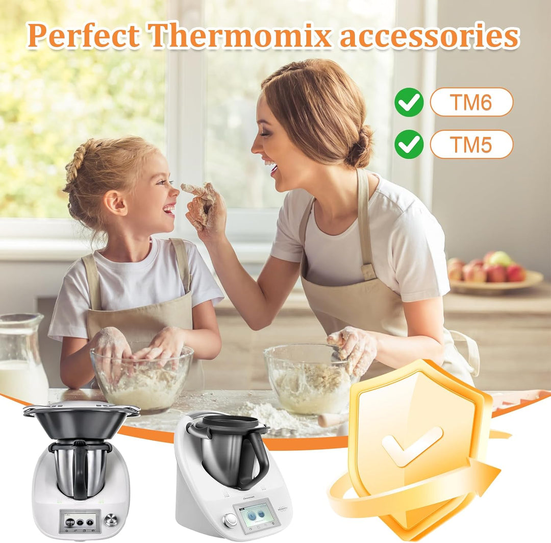 Messer für Vorwerk Thermomix TM6 / TM5 Edelstahl Teigmischmesser, Ersatzteile für Thermomix Teigmess