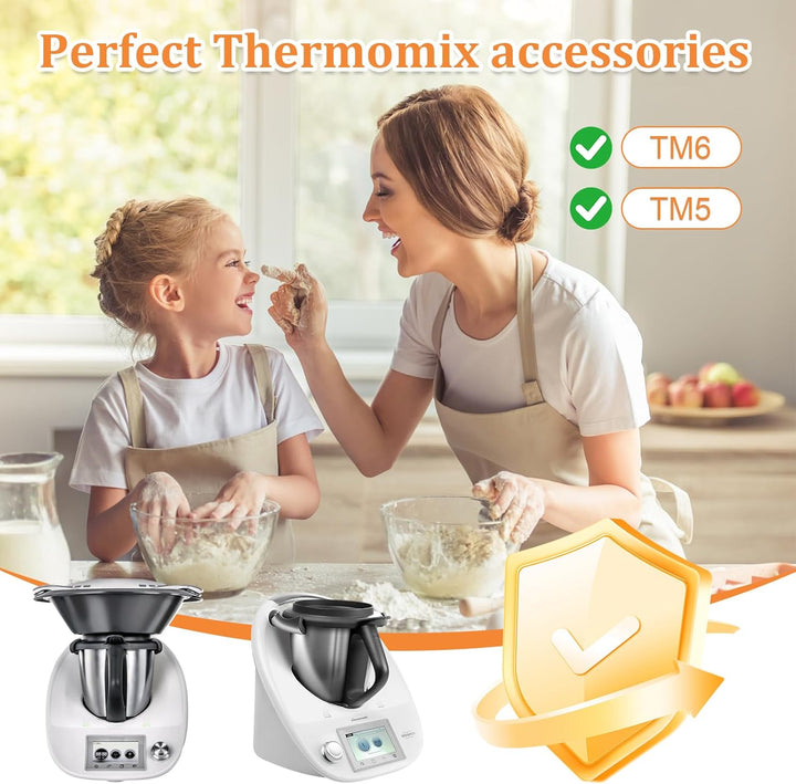 Messer für Vorwerk Thermomix TM6 / TM5 Edelstahl Teigmischmesser, Ersatzteile für Thermomix Teigmess