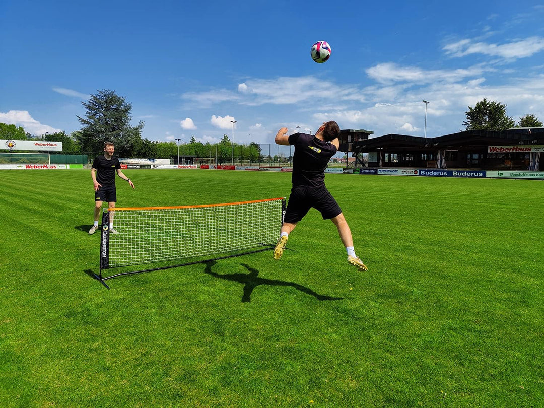 Tennisnetz in 3 m oder 6 m - Fussballtennis - Mobil - Inkl. Tragetasche - extrem Leichter Aufbau - W
