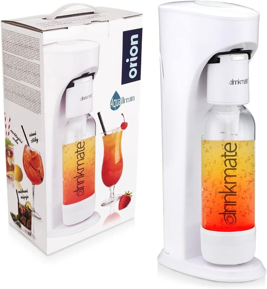 AquaDream Wassersprudler Trinkwassersprudler zum Aufsprudeln von Wasser Kohlensäure für Wasser Sipho
