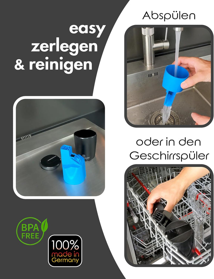 snagger (Doppelpack) - Der Snackspender / saubere Hände beim snacken / geeignet für Erdnüsse, NicNac