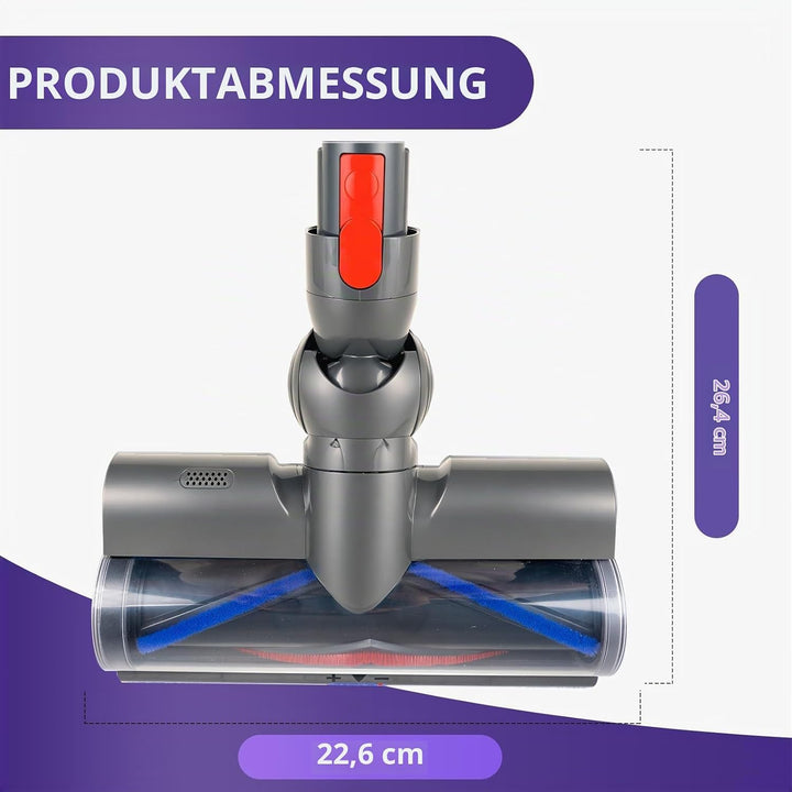 Torque Drive Bodendüse für Dyson V7 V8 V10 V11 V15 Anti-Tangle EinstellbareSaugkraft Elektrische Bod