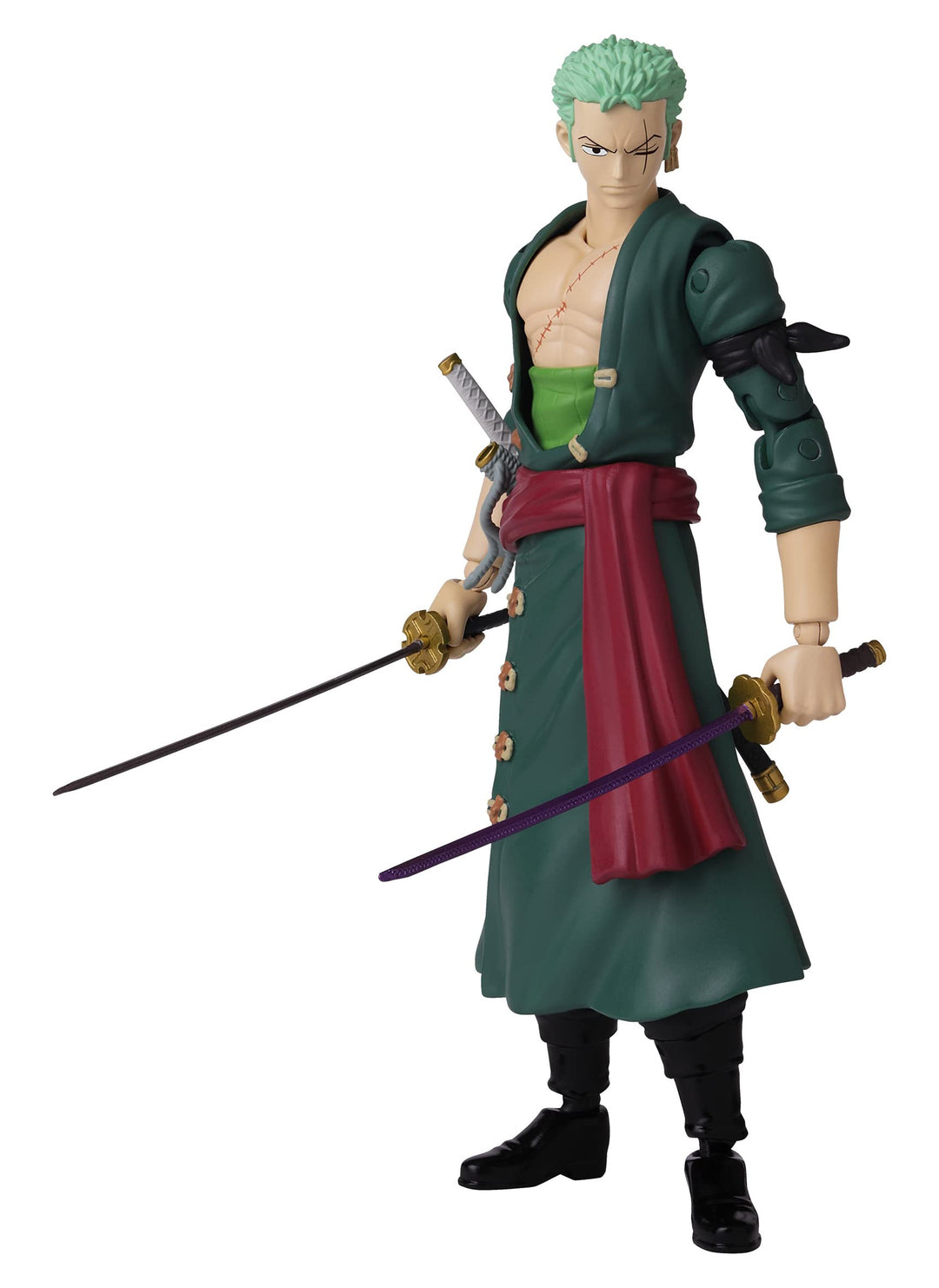 BANDAI - Anime Heroes - One Piece Figur - Lorenor Zorro - Roronoa Zoro - Figurine Anime Heroes 17 cm