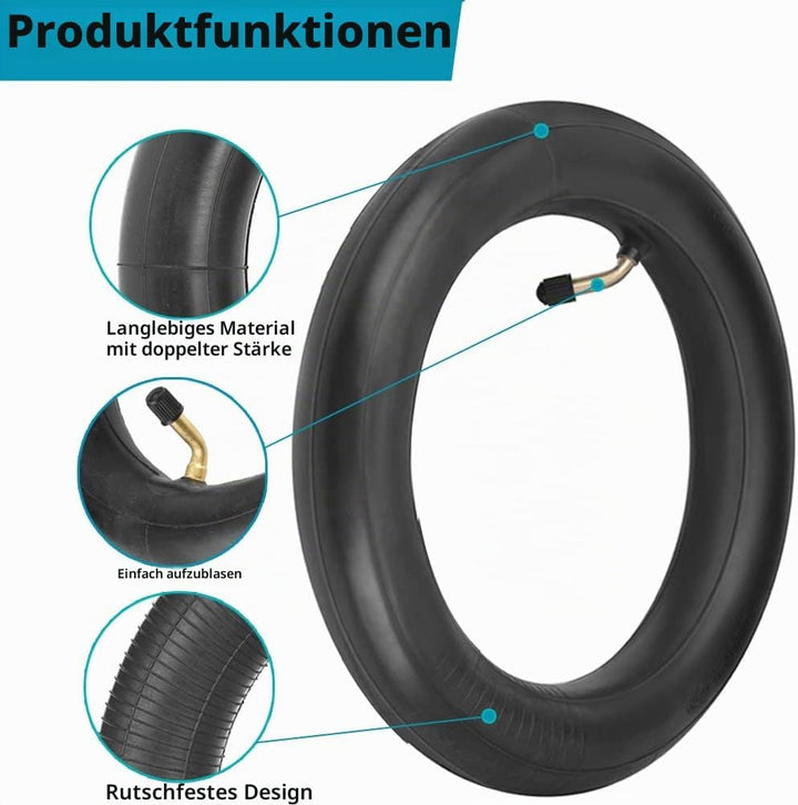 12 Zoll Kinderwagen Schlauch 12 1/2"x 2 1/4" Fahrradschlauch+ Montagehebeln, Innenschlauch Mit Winke