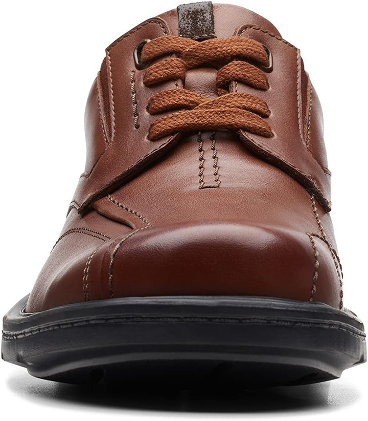 Clarks Herren Gessler SpitzeOxford 39.5 EU Dark Tan Leder, 39.5 EU Dark Tan Leder
