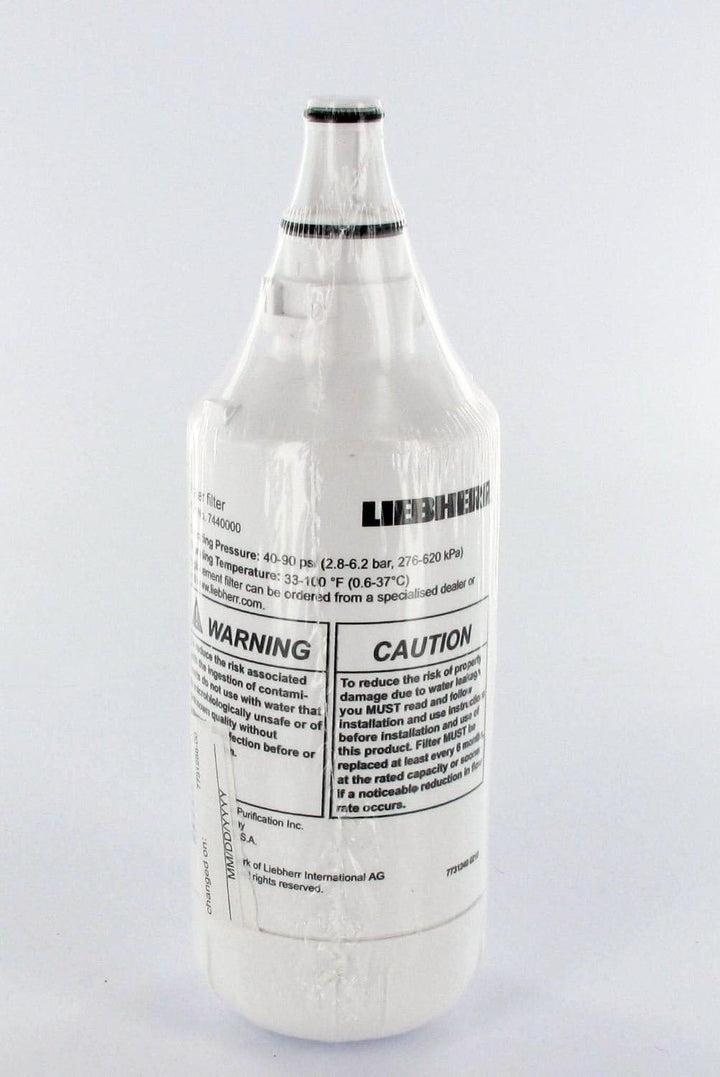 Liebherr 7440000 und 744000200 Kühlschrank-Wasserfilter OEM, weiss, klein