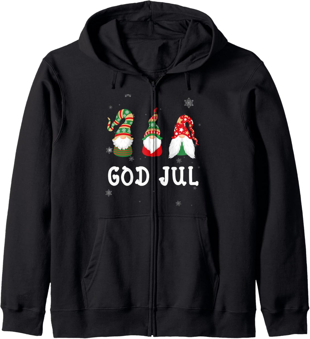 Gnom Geschenk Männer Frauen Kinder Nordic God Jul Kapuzenjacke