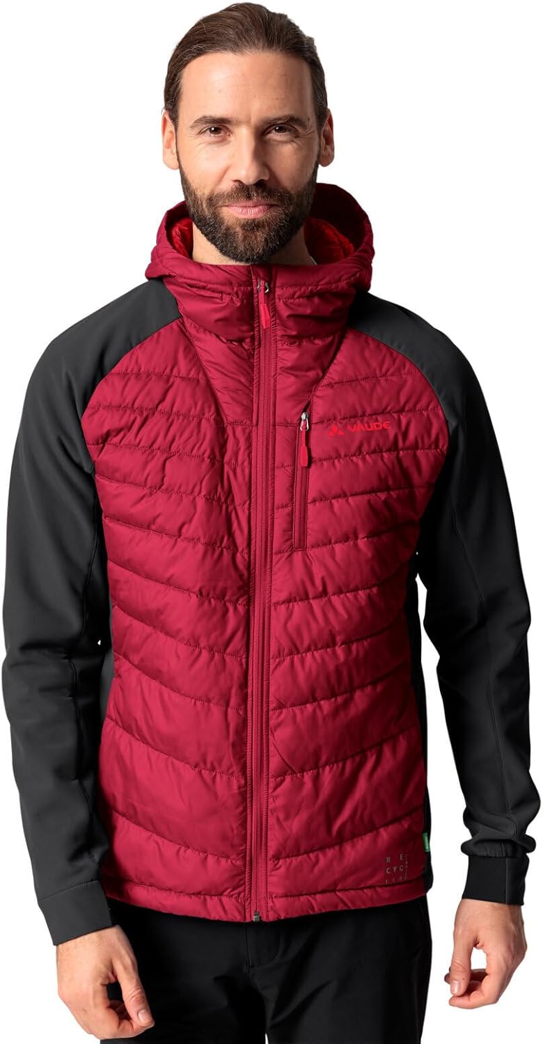 VAUDE Men's Elope Hybrid Jacket - Winterjacke Herren XL dark indian red, XL dark indian red