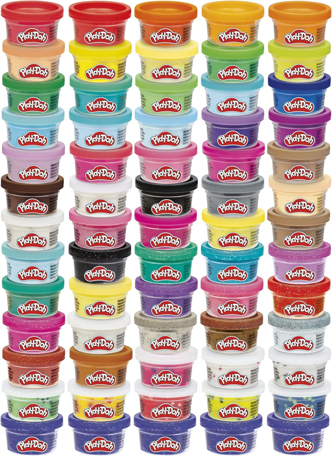 Play-Doh 65 Jahre Vielfalt Pack für Kinder ab 3 Jahren, 28g-Dosen, inklusive Saphir-, Glitzer-, Konf