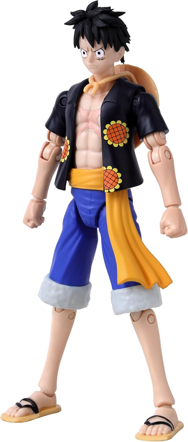 ANIME HEROES - One Piece - Monkey D. Luffy Dressrosa Verison Actionfigur Einteilig Gold, Einteilig G