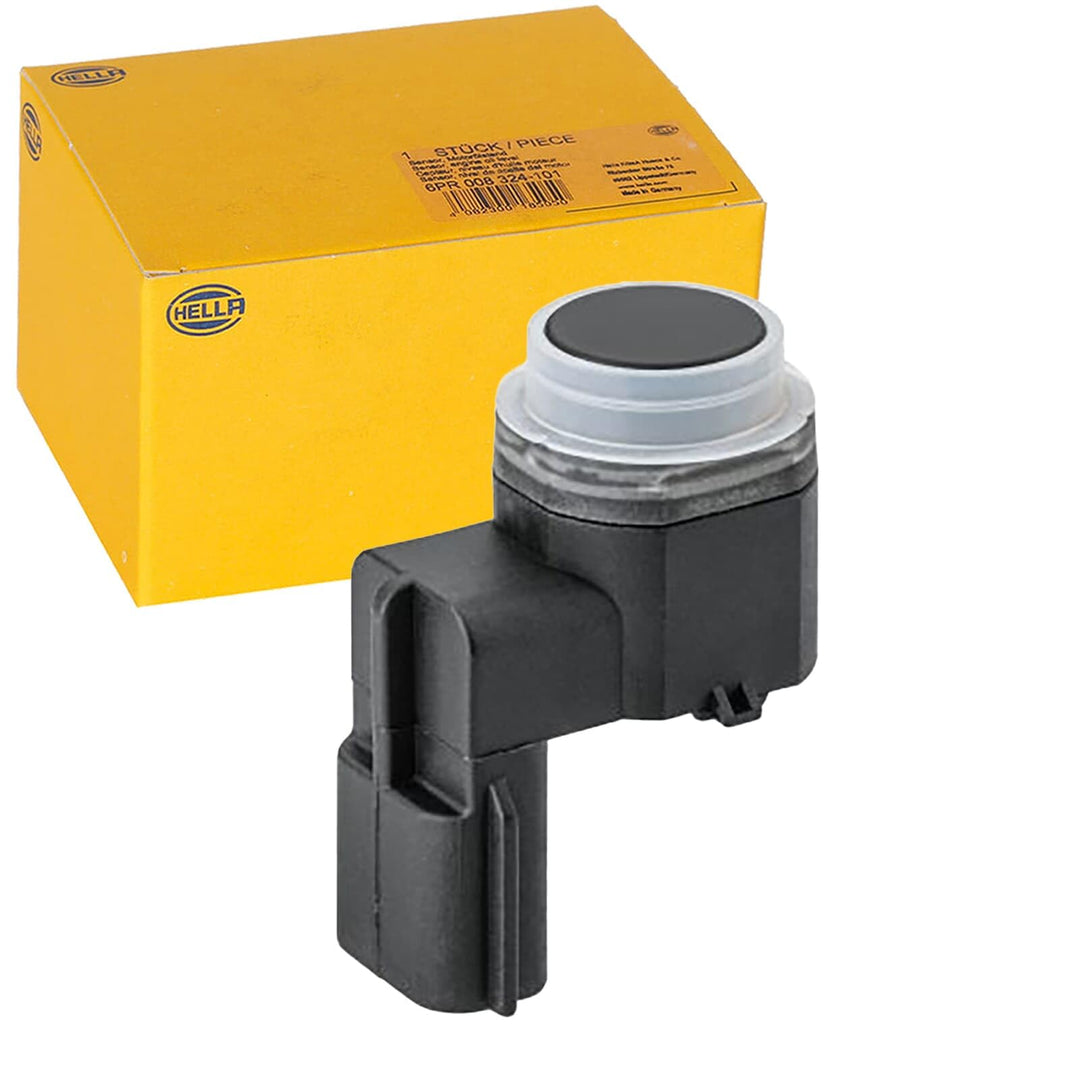 HELLA 6PX 358 141-751 Sensor, Einparkhilfe - 3-polig - gesteckt - überlackierbar - mit Befestigungsr
