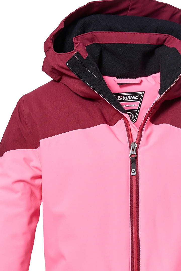 Killtec Mädchen Ksw 151 Grls Ski Jckt Skijacke wasserdicht/Funktionsjacke mit Kapuze und Schneefang