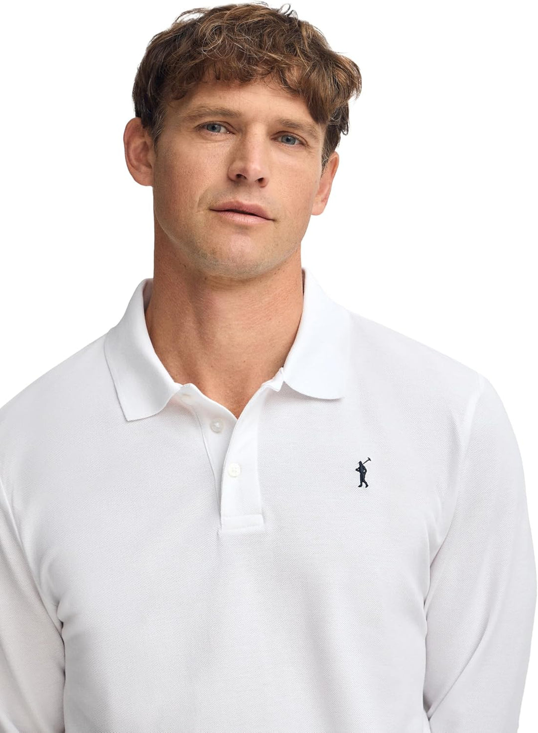 Polo Club Herren Poloshirt Kurzarm Regular Fit Baumwolle Männer Polohemd Longsleeve S Weiss, S Wei&#