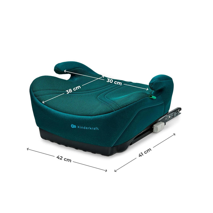 Kinderkraft I-BOOST 2 PRO, Sitz für Kinder von 125-150cm und im Alter von 6-12 Jahren, Isofix-Montag