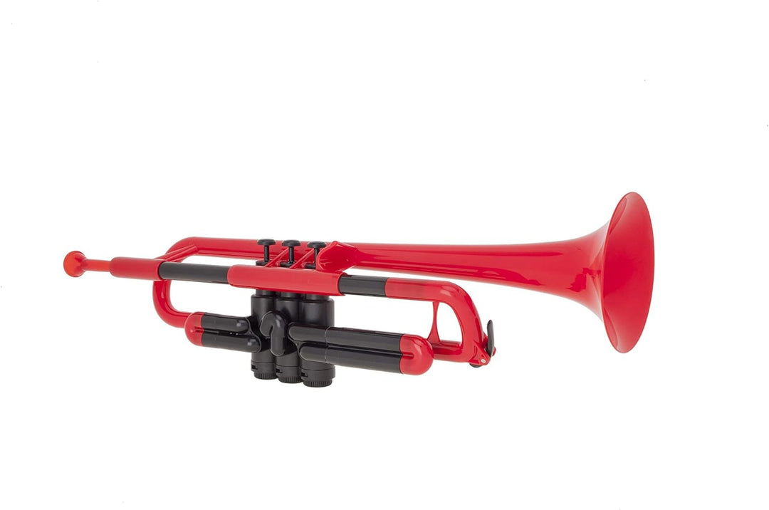 pTrumpet PTRUMPET1R Trompete, Kunststoff, Rot Red, Red