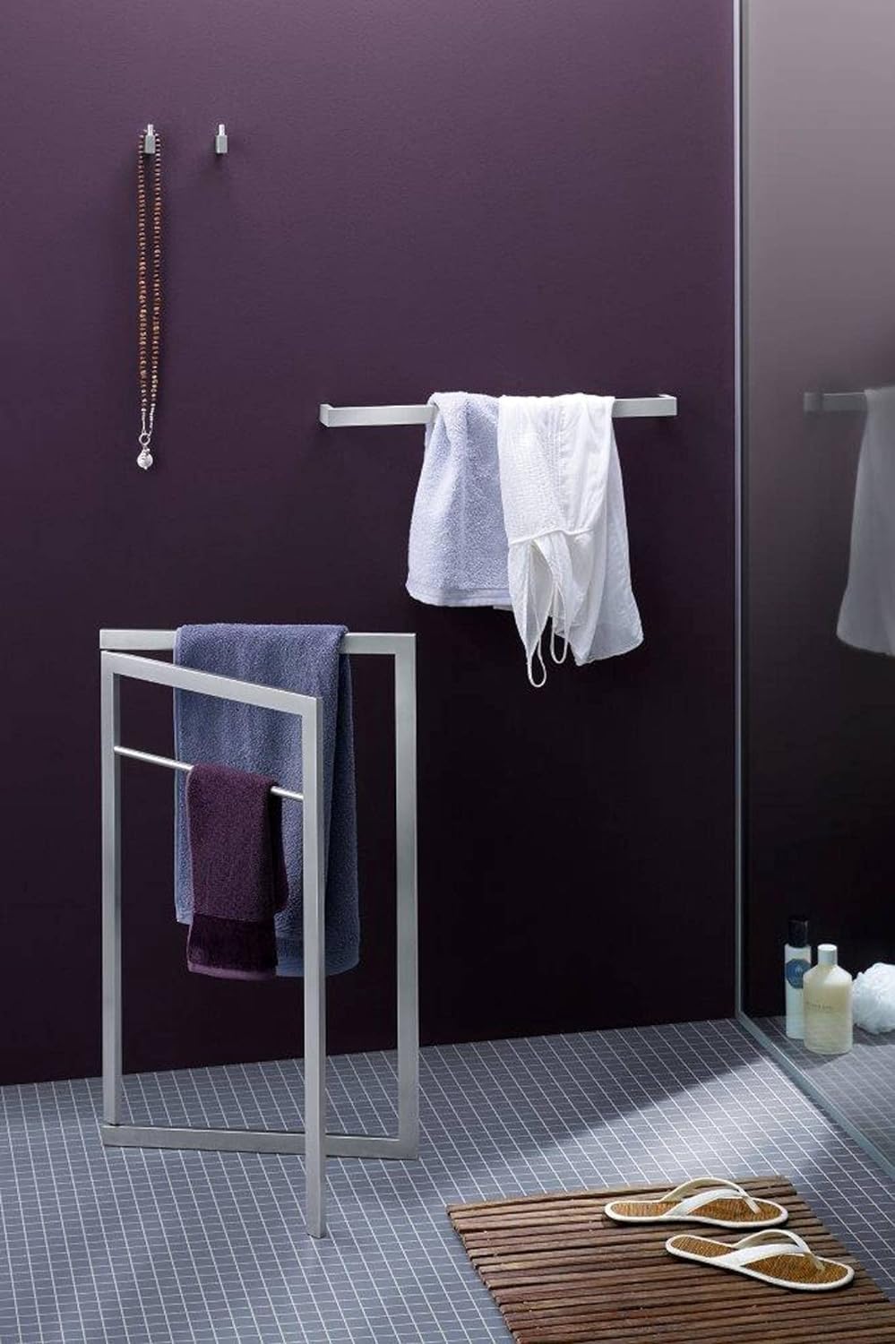 ZACK 40388 "LINEA" Handtuchstange, Edelstahl matt