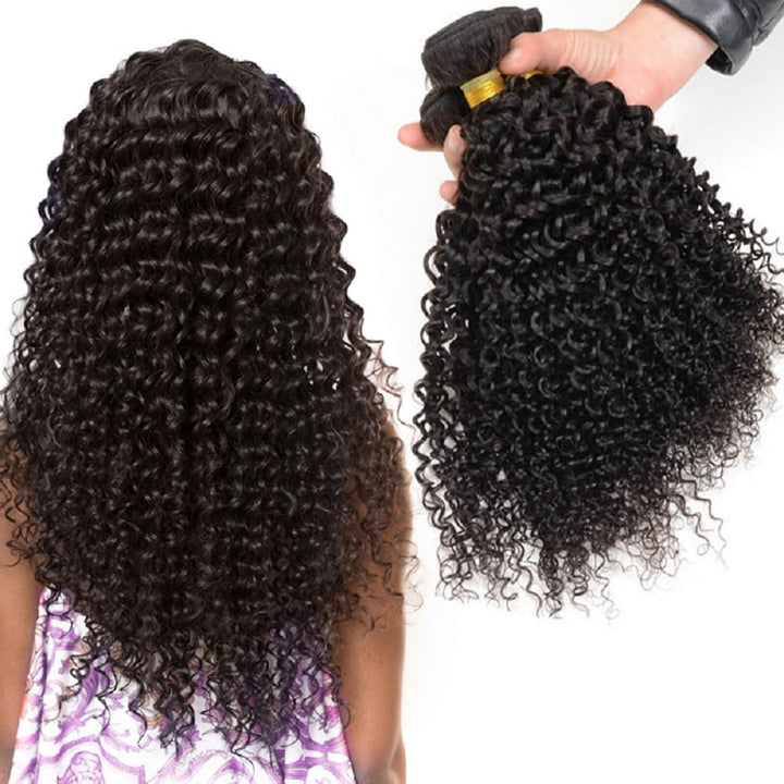 Kinky Curly Bundles Human Hair Menschliches Haar Brasilianisches Echthaar Tressen Locken Brazilian V