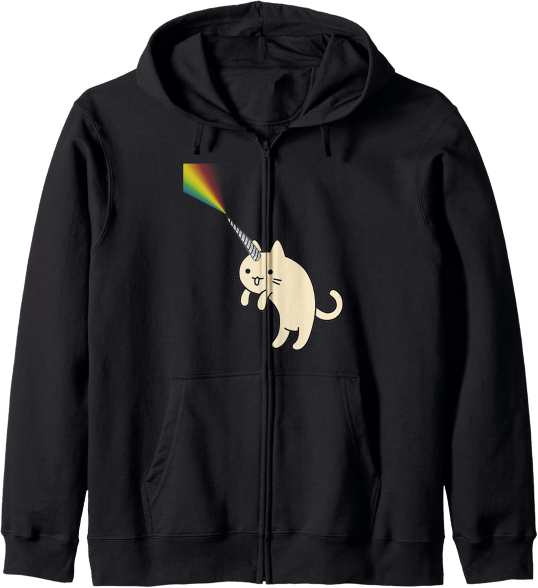 Kitty Einhorn Rainbow - New Pouncing Caticorn Kapuzenjacke