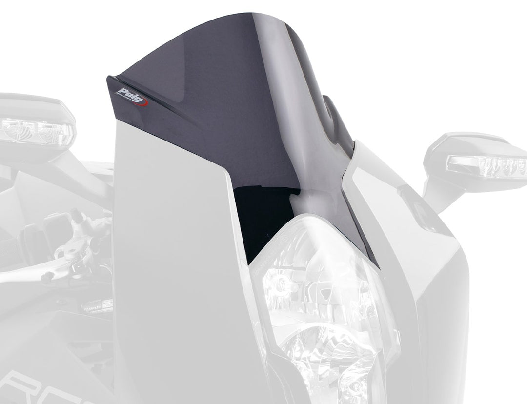 Puig 4944F Kuppel Racing KTM RC8 08-13/RC8r 09-14, Transparent/Dunkelgrau Rauch Stärk getönt, Stärk