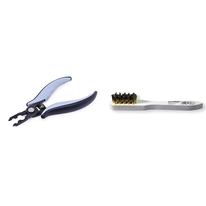Ersa Zange für Lötspitzenwechsel 3ZT00164 &amp; Messing-Reinigungsbürste zur Lötspitzenreinigung 3ZT0005