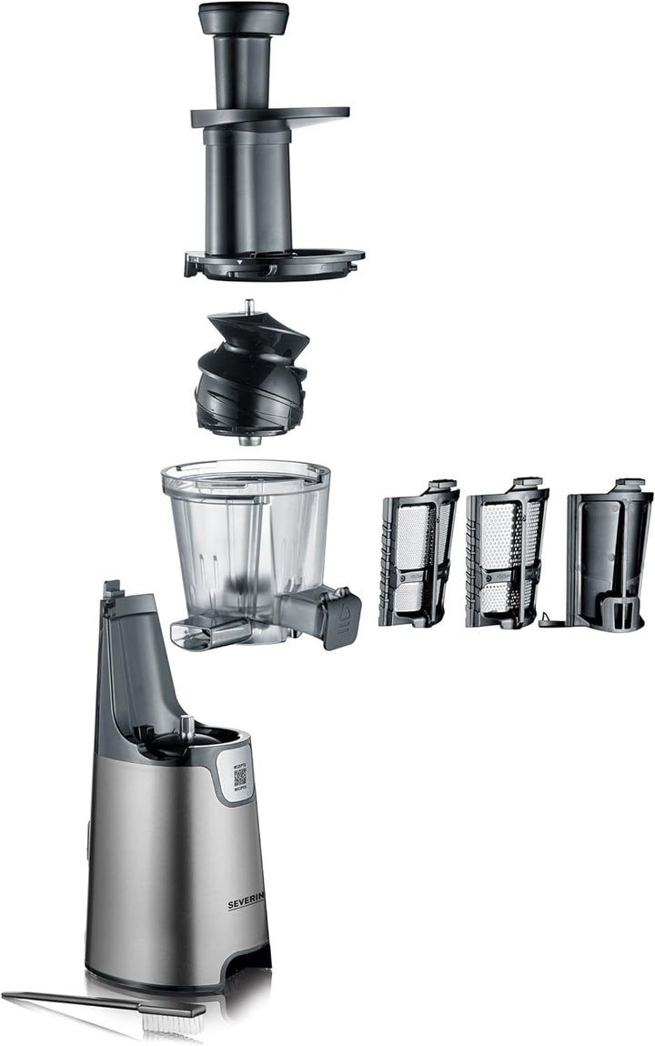 Severin Slow Juicer ES 3571 – Entsafter für Saft, Sorbet, Eis, Marmelade uvm. – elektrische Saftpres
