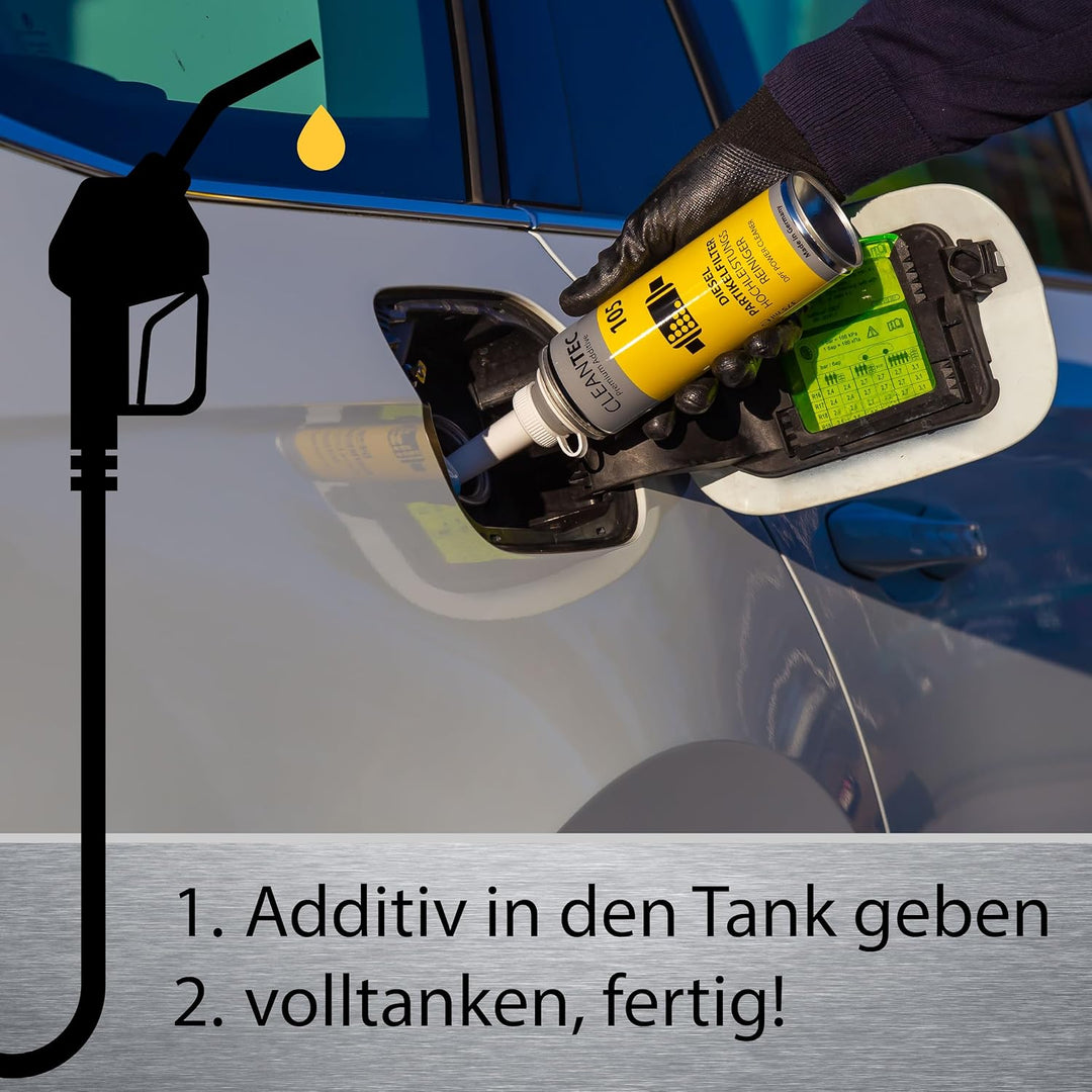 CleanTEC 105 DPF Partikelfilter Dieselpartikelfilter Reiniger, Schutz und Reinigung für Diesel und D