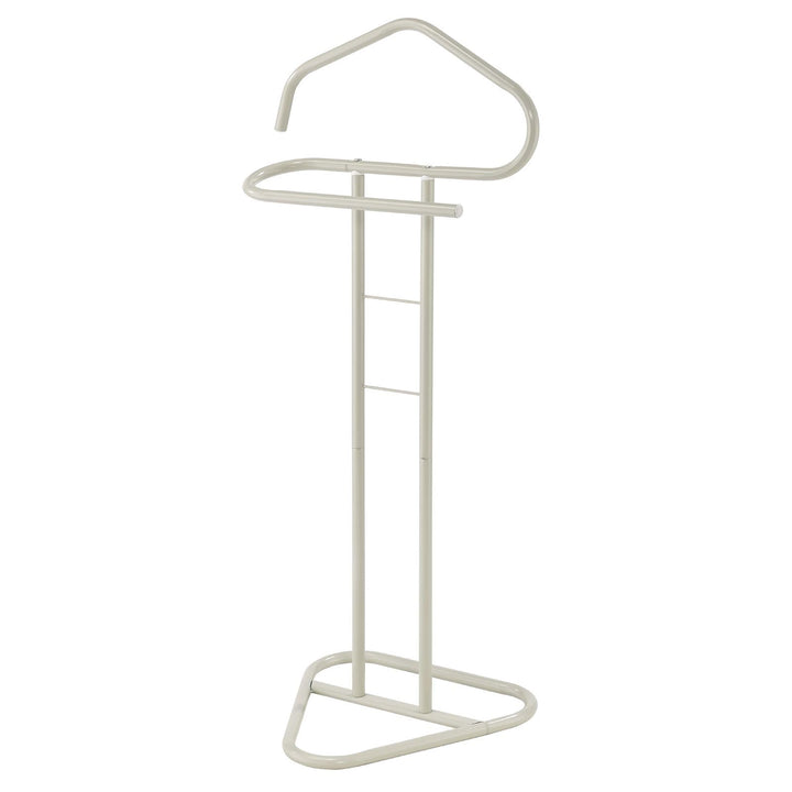 IDIMEX Herrendiener Camilo, stummer Diener mit Kleiderbügel und Hosenbügel, Beige lackiert, Beige
