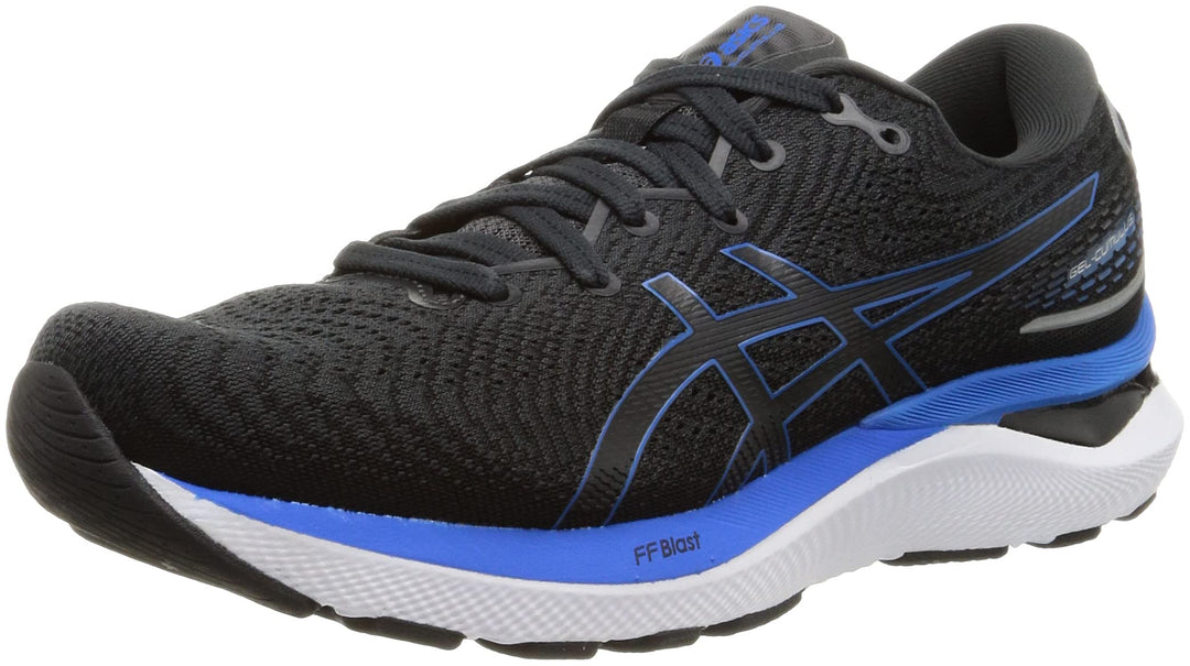 ASICS Running - Schuhe - Neutral Gel-Cumulus 24 F402 Laufschuh 42.5 EU Black White, 42.5 EU Black Wh