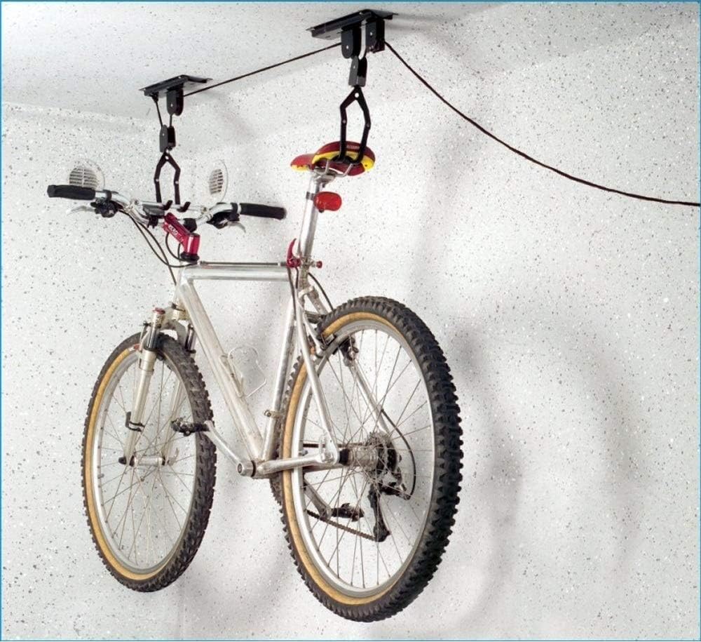 P4B | Fahrradlift mit Flaschenzug - ECO mit 20 Kg Hebelast zur Deckenmontage | Fahrradaufhängung Dec