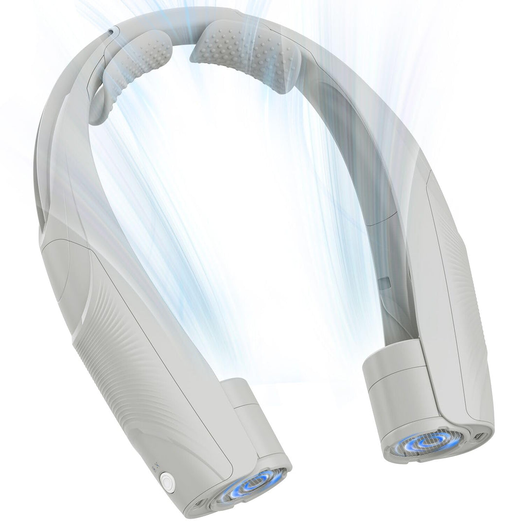 Nackenventilator, 6 Geschwindigkeiten Tragbarer Hals Ventilator, 6000 mAh (6-20 Std. ) Ventilator US