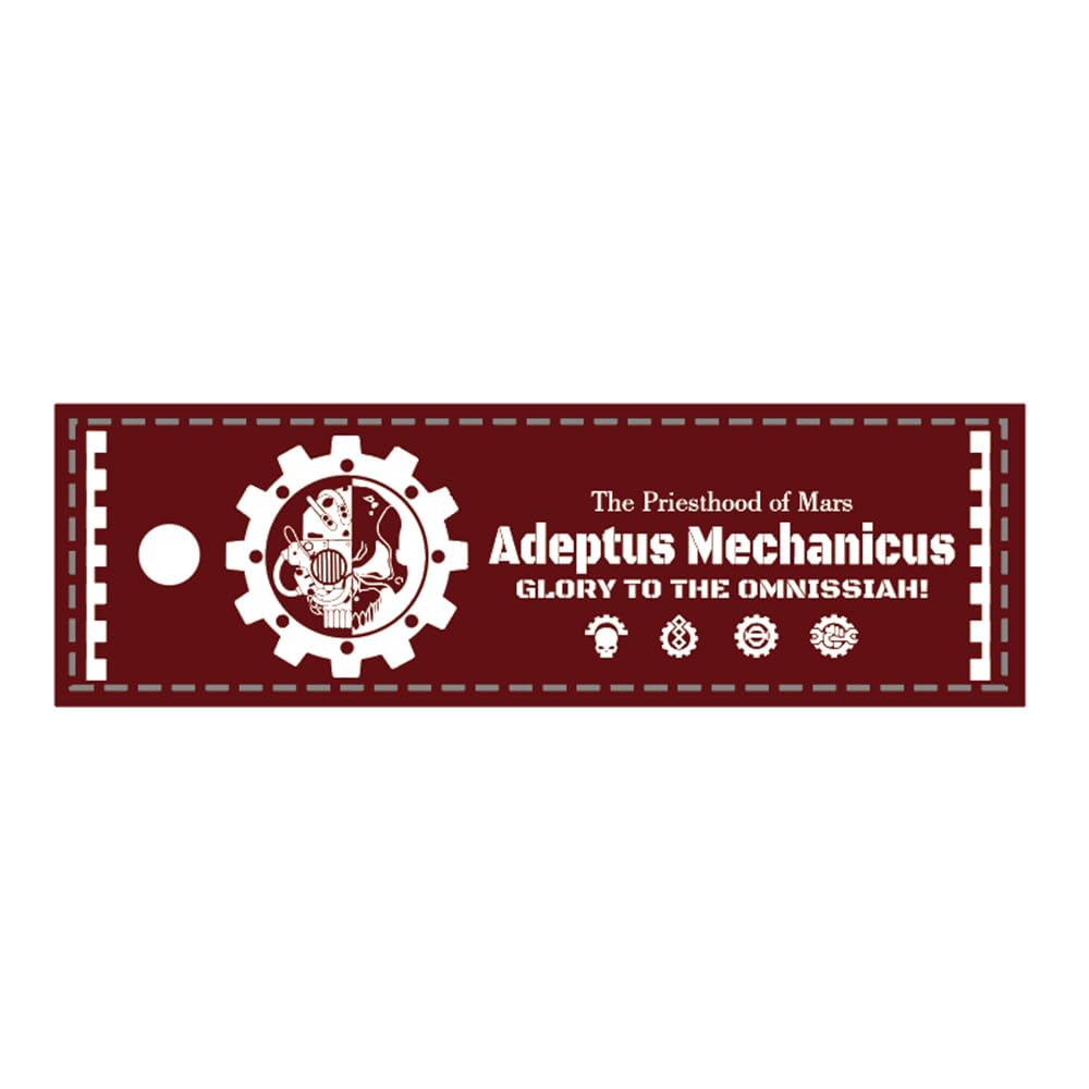 Starforged lmperial Armed Forces Morale Patches Velcro Warhammer 40K WH40 -AdeptusMechanicus small,