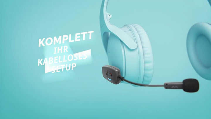 Antlion Audio ModMic kabelloses ansteckbares Mikrofon Uni- und Omni-direktionales Mikrofon mit Stumm