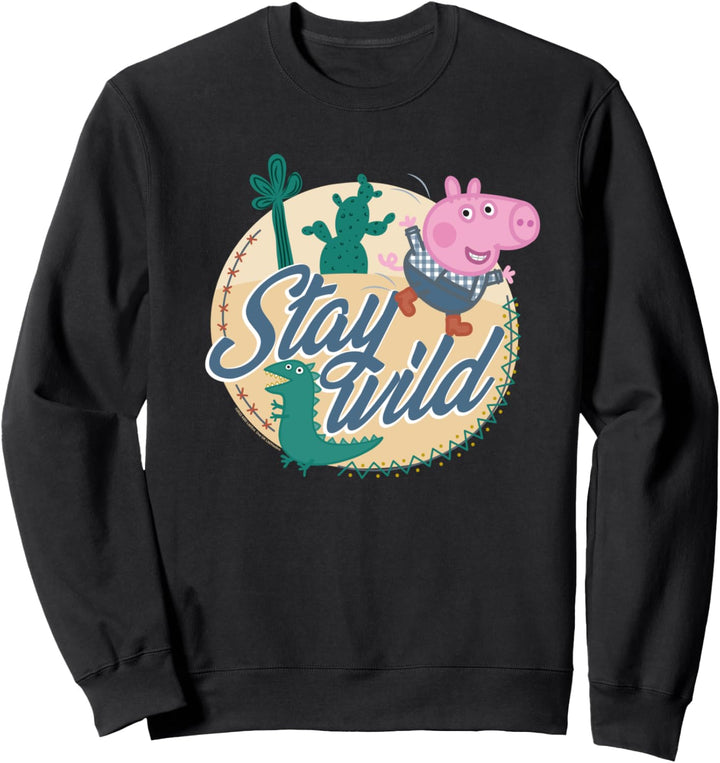 Peppa Wutz Stay Wild With George Pig Sweatshirt